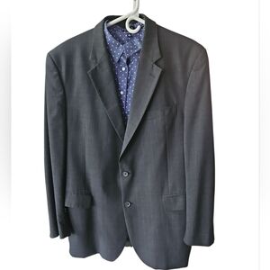 Jos. A. Bank Classic Gray Men's Blazer Size 44L 100% Wool